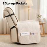 Artiss Quilted Recliner Chair Covers 100% Waterproof Recliner Slipcovers - Rear View