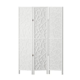 Artiss 3 Panel Room Divider Screen 122x170cm Clover White