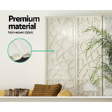 Artiss 4 Panel Room Divider Screen 162x170cm Clover White - Rear View