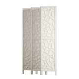 Artiss 6 Panel Room Divider Screen 244x170cm Clover White - Top-Down View