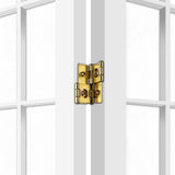 Artiss 3 Panel Room Divider Screen 131x179cm White - 45-Degree Angle