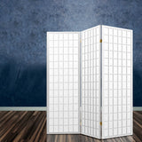 Artiss 3 Panel Room Divider Screen 131x179cm White - Close-Up Angle