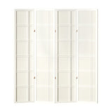 Artiss 4 Panel Room Divider Screen 176x179cm Nova White - Close-Up Angle