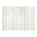 Artiss 6 Panel Room Divider Screen 265x179cm Nova White - Side View