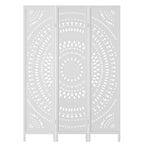 Artiss 3 Panel Room Divider Screen 132x170cm Circle White