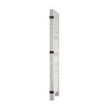 Oikiture 4 Panel Room Divider Timber Wooden Fold White