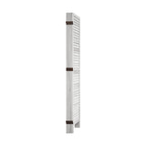 Oikiture 6 Panel Room Divider Timber Wooden Fold White - Front View