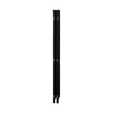Oikiture 4 Panel Room Divider Privacy Screen Black - Close-Up Angle