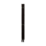 Oikiture 4 Panel Room Divider Privacy Screen Brown - Close-Up Angle