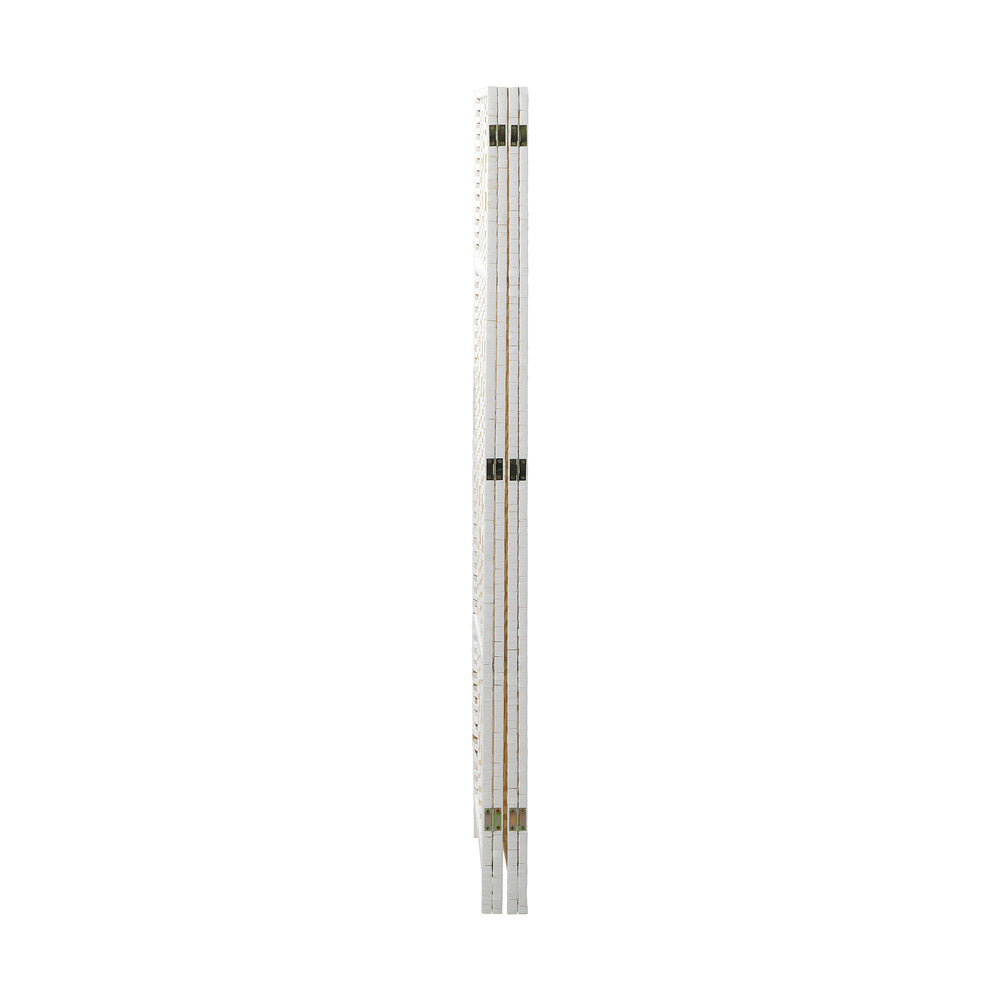 Oikiture 4 Panel Room Divider Privacy Screen White