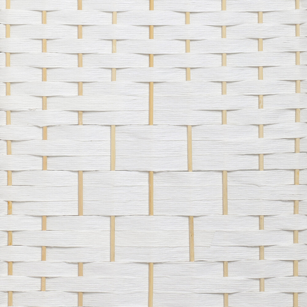 Oikiture 4 Panel Room Divider Privacy Screen White