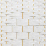 Oikiture 4 Panel Room Divider Privacy Screen White
