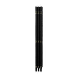 Oikiture 6 Panel Room Divider Privacy Screen Black