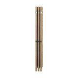 Oikiture 6 Panel Room Divider Privacy Screen Wood - Top-Down View