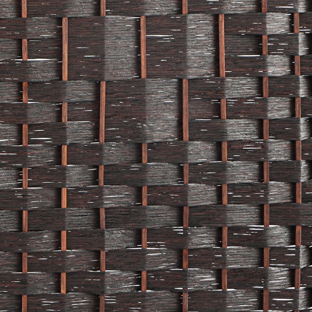 Oikiture 8 Panel Room Divider Privacy Screen Brown