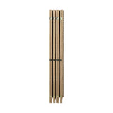 Oikiture 8 Panel Room Divider Privacy Screen Wood