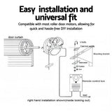 UL-tech Garage Roller Door Opener 250N Motor Auto Safety Reverse 220V - Extra Image
