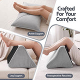 Giselle Bedding Back Pillow for Sitting in Bed, No-Collapse 25D High-Density Base, Ergonomic Lumbar Support Pillow for Gaming, Nursing & Floor Tatami, 90% Shredded Sponge Cushion with Washable Velvet Cover - 45-Degree Angle