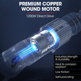 BAUMR-AG 10-22mm 1200W Heavy-Duty Electric Hydraulic Rebar Bender, Carry Case - Top-Down View