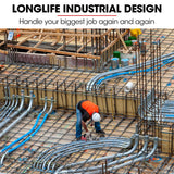 BAUMR-AG 4-20mm 1000W Heavy-Duty Electric Hydraulic Rebar Cutter, 3 Sec Cycle, Carry Case - 45-Degree Angle