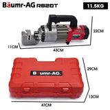 BAUMR-AG 4-20mm 1000W Heavy-Duty Electric Hydraulic Rebar Cutter, 3 Sec Cycle, Carry Case - Rear View