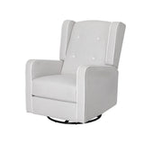 Artiss Recliner Armchair 360? Swivel Grey Fabric - Close-Up Angle