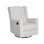 Artiss Recliner Armchair 360? Swivel Grey Fabric, Reclining
