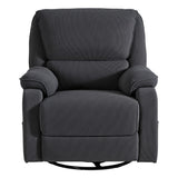 Artiss Rocking Recliner Chair 360 Swivel Massage Heated Reclining Chairs - Side View