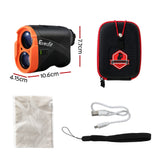 Everfit 700M Golf Rangefinder Slope On/Off Vibration Alert Orange - Front View