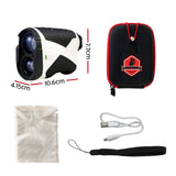 Everfit 700M Golf Rangefinder Slope On/Off Vibration Alert Black - Front View