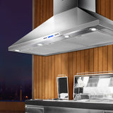 Devanti 1200mm Range Hood 120cm BBQ Commercial Rangehood - Close-Up Angle