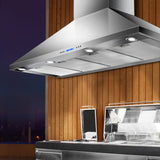 Devanti 1500mm Range Hood 150cm BBQ Commercial Rangehood - Close-Up Angle