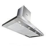 Devanti 1500mm Range Hood 150cm BBQ Commercial Rangehood - Low Angle