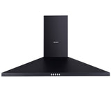 Devanti 900mm Range Hood 90cm Rangehood Black - Side View