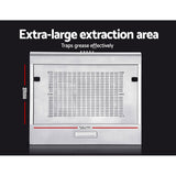Devanti 600mm Range Hood 60cm Rangehood Stainless Steel - Rear View