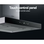 Devanti 600mm Range Hood 60cm Rangehood Glass Stainless Steel