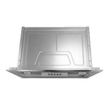 Devanti 520mm Range Hood 52cm Rangehood Stainless Steel - Side View