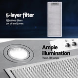 Devanti 520mm Range Hood 52cm Rangehood Stainless Steel - Extra Image