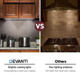 Devanti 520mm Range Hood 52cm Rangehood Stainless Steel - Extra Image