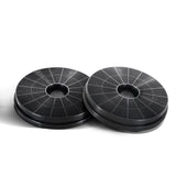 Devanti 17cm Range Hood Carbon Charcoal Filters Replacement X2 - Side View