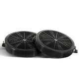 Devanti 11cm Range Hood Carbon Charcoal Filters Replacement X2 - Side View