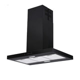 Devanti 90cm Island Rangehood Ceiling-Mounted 3-Speed Touch Control LED Black - Extra Image