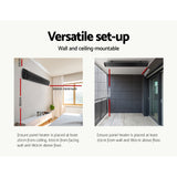 Devanti Electric Radiant Strip Heater Outdoor 3200W - Rear View