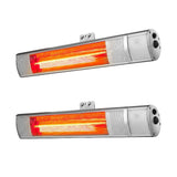 Devanti 2PCS Electric Strip Heater Radiant Infrared Heaters Remote Control 2000W - Extra Image