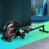 Finex Rowing Machine Elastic Rope Resistance Black&Red - Side View