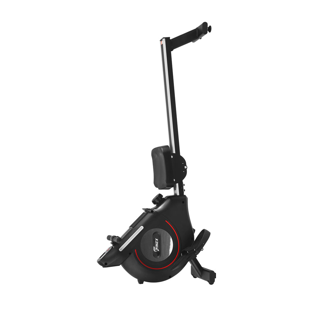 Finex Rowing Machine Rower Magnetic Resistance Exercise Fitness Black