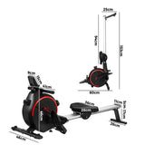 Finex Rowing Machine 16-Level Resistance Black&Red