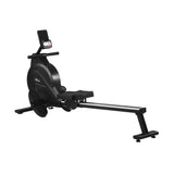 Finex Rowing Machine Rower Magnetic Resistance Black - Top-Down View