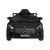 Kids Ride On Car Mercedes-Benz AMG GTR Licensed Black - Front View