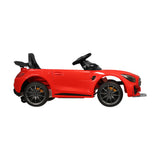 Kids Ride On Car Mercedes-Benz AMG GTR Licensed Red - Front View